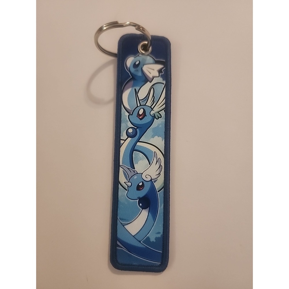 1‎ Piece Double Sided 5 Inch Dratini Keychain